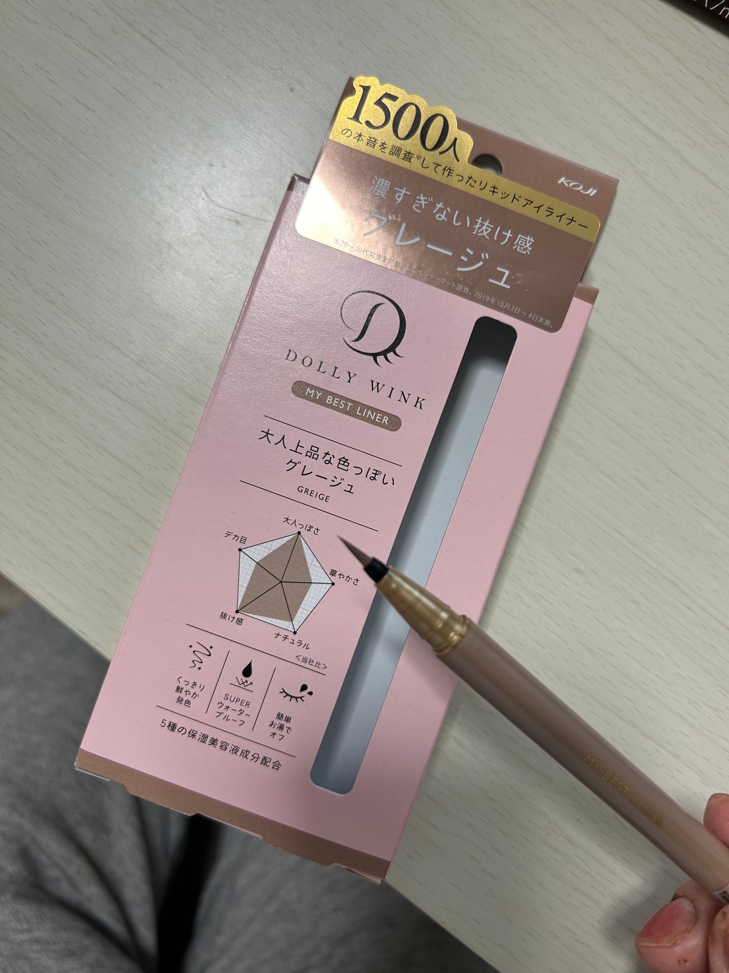 マイベストライナー/ドーリーウインク/リキッドアイライナーを使ったクチコミ(1枚目)