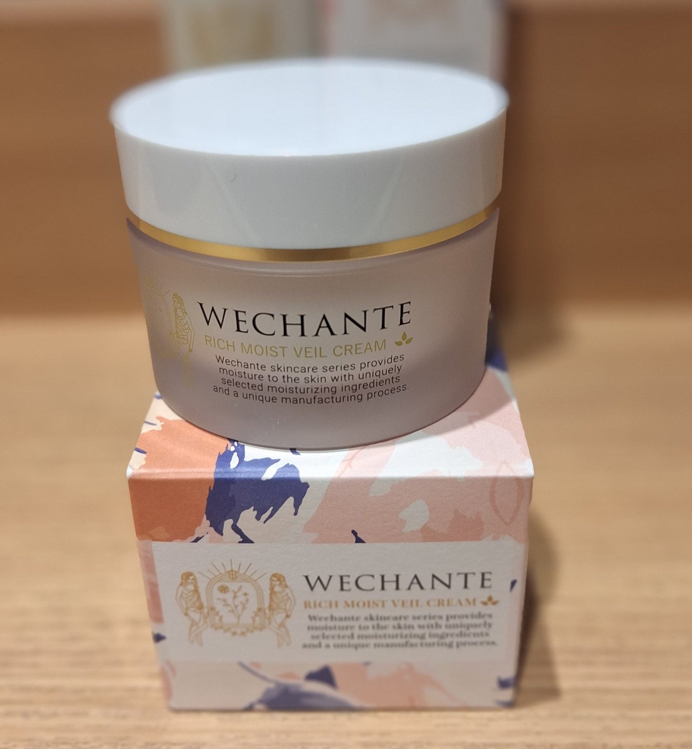 リッチ モイストヴェール クリーム/WECHANTE/フェイスクリームを使ったクチコミ(2枚目)