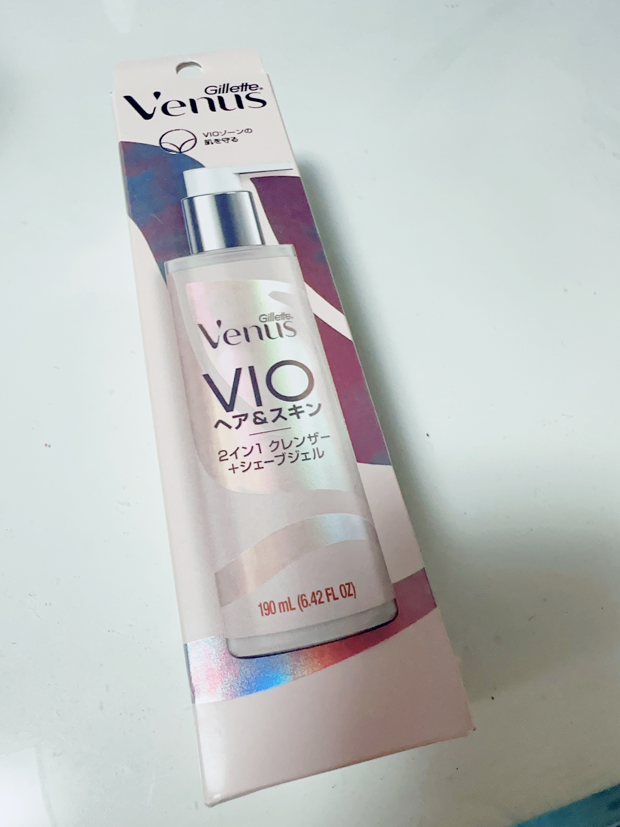 ヴィーナス VIO ヘア&スキン 2イン1クレンザー＋シェーブジェル/Gillette Venus/ムダ毛ケアを使ったクチコミ（1枚目）