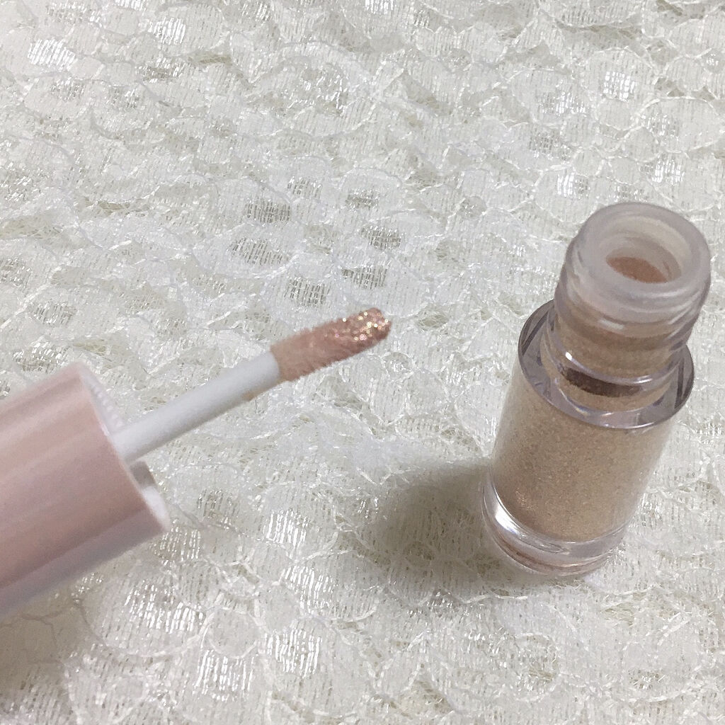 シュガー トゥインクル リキッド シャドウ/PERIPERA/リキッドアイシャドウを使ったクチコミ（2枚目）