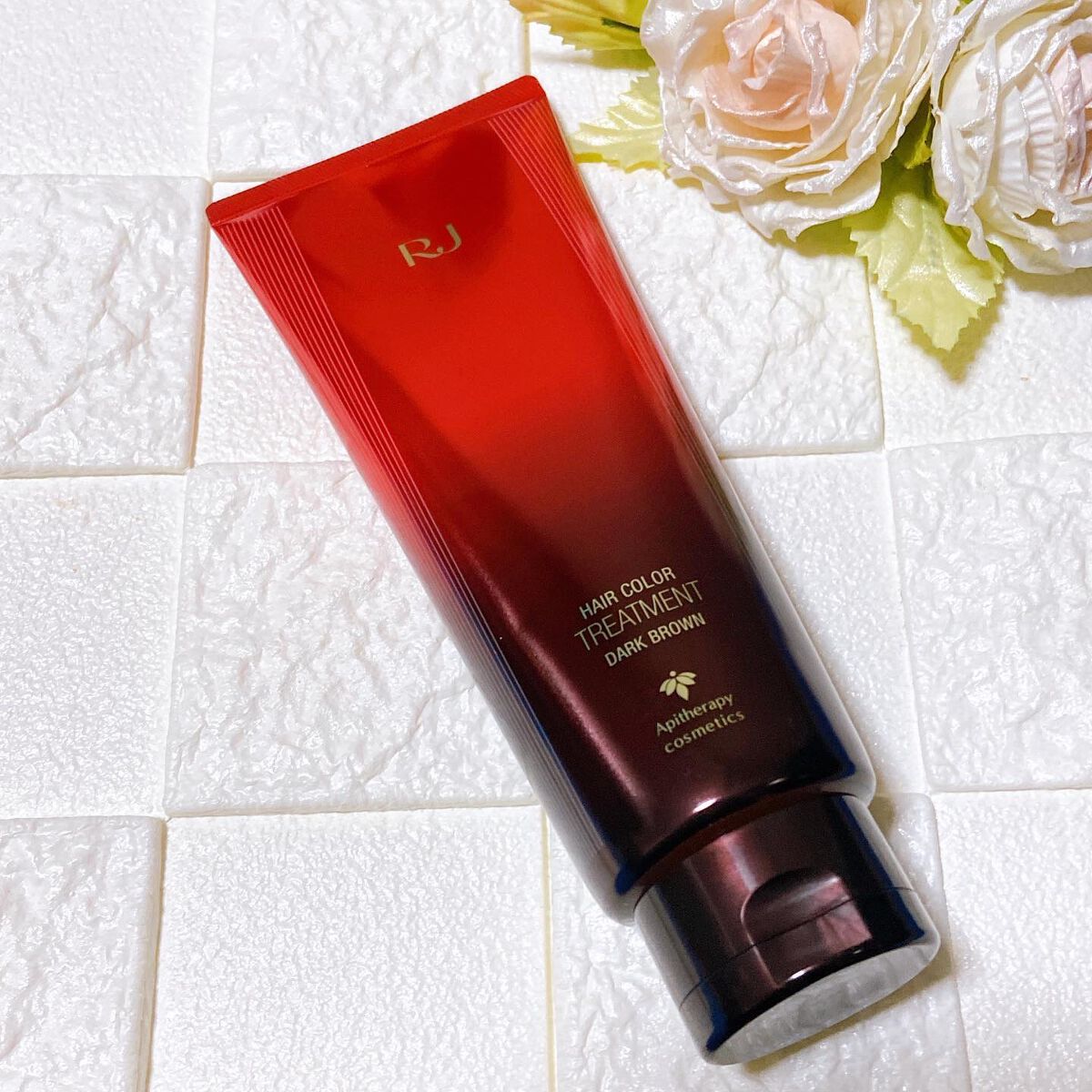 RJヘアカラートリートメント/アピセラピーコスメティクス/洗い流すヘアトリートメントを使ったクチコミ(1枚目)