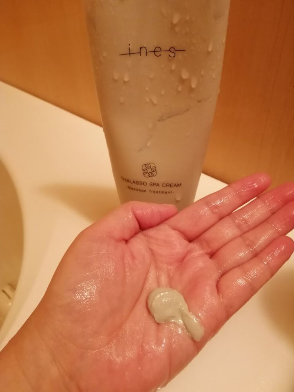 タラソ スパ クリーム/ines/洗い流すヘアトリートメントを使ったクチコミ（2枚目）