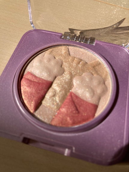 キャットハイライティングブラッシュ/ZEESEA/パウダーハイライトを使ったクチコミ(1枚目)