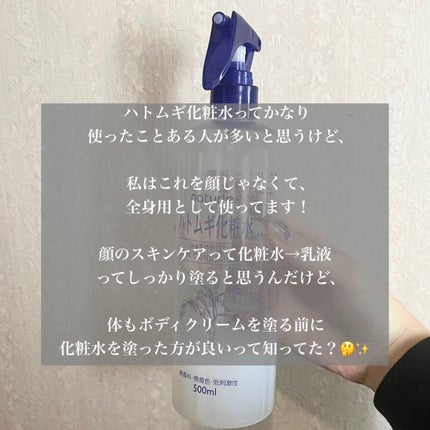 ハトムギ化粧水(ナチュリエ スキンコンディショナー R )/ナチュリエ/化粧水を使ったクチコミ(2枚目)