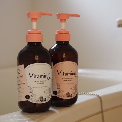 モイストシャンプー/トリートメント(タンジェリン&ジャスミンの香り)/Vitaming/市販シャンプーを使ったクチコミ(1枚目)