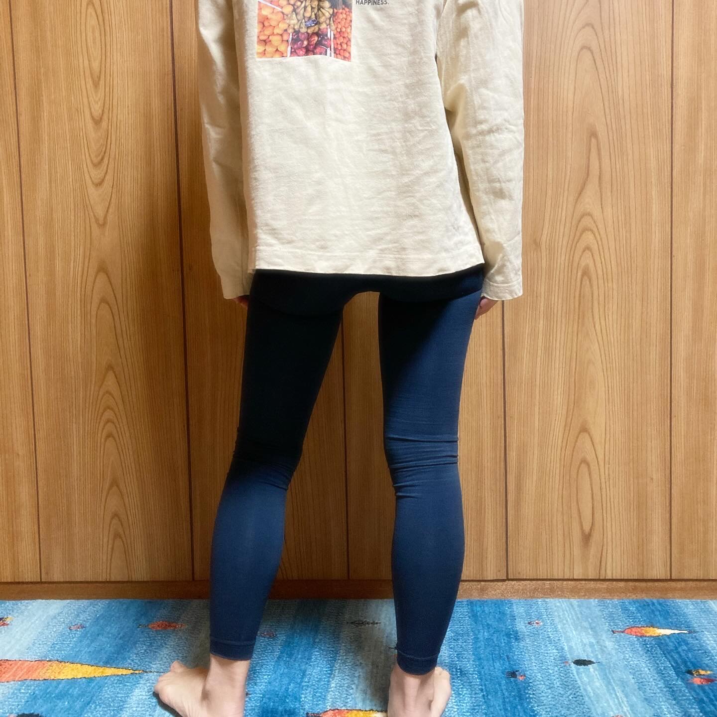 スリムレギンス color+/BELMISE/着圧ソックス・レギンスを使ったクチコミ（2枚目）