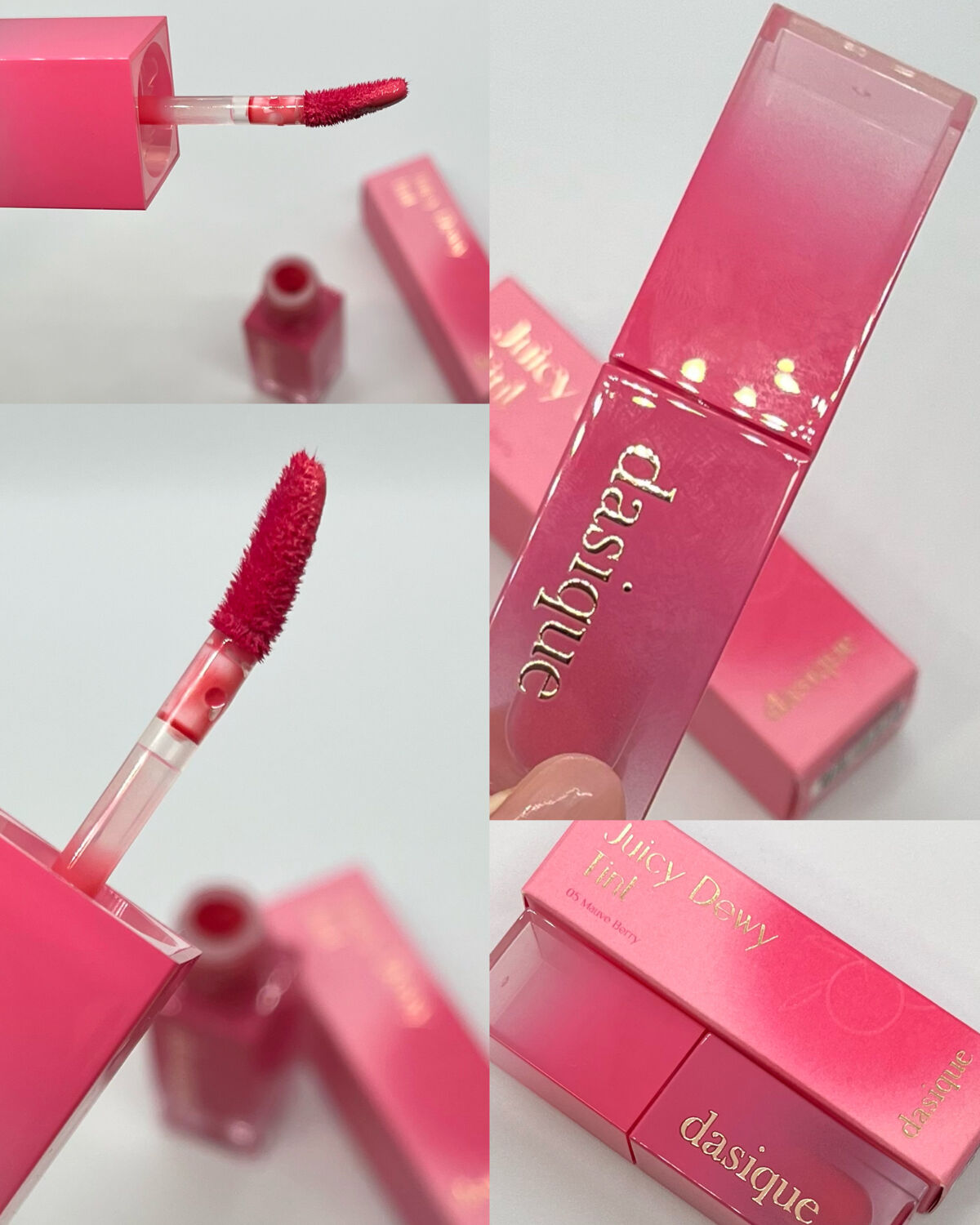 ジューシーデュイティント 05 モーブベリー/dasique/リップティントを使ったクチコミ（3枚目）