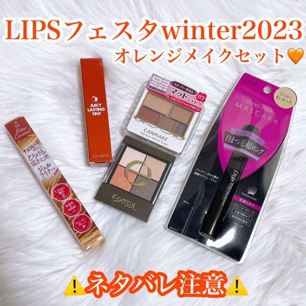 オレンジメイクセット LIPSフェスタ Winter 2023/LIPS/メイクアップキットを使ったクチコミ(1枚目)