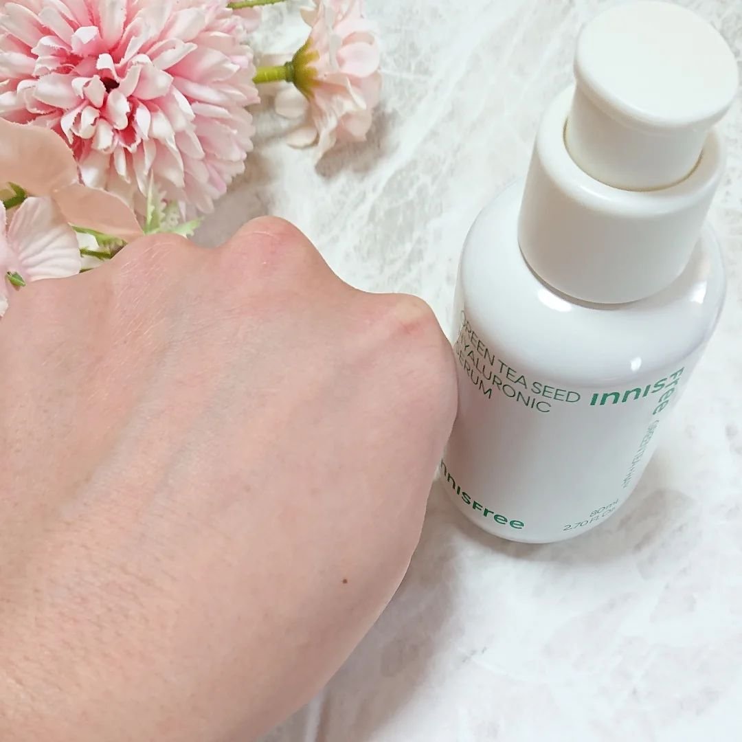 グリーンティー　ヒアルロン　スキン/innisfree/化粧水を使ったクチコミ（3枚目）