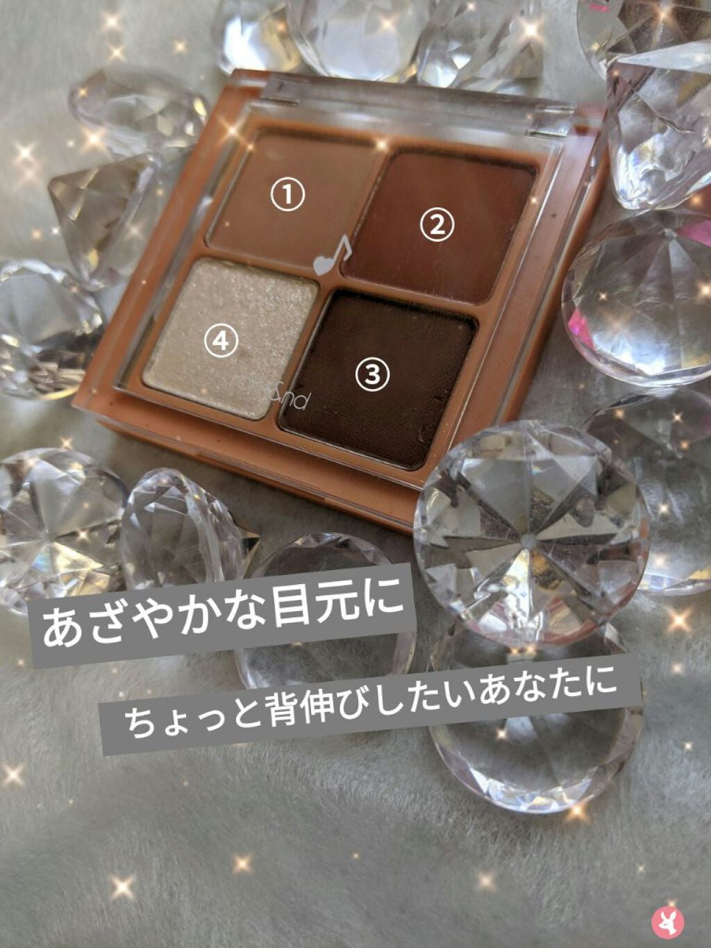 ベターザンアイズ ミュージックシリーズ/rom&nd/アイシャドウパレットを使ったクチコミ(1枚目)