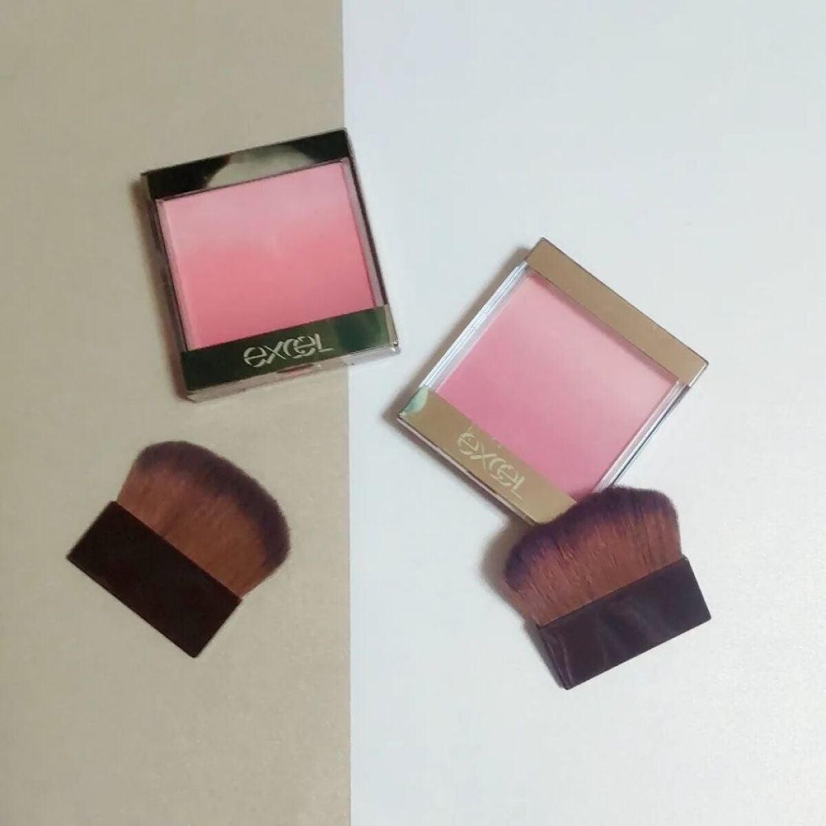 オーラティック ブラッシュ/excel/パウダーチークを使ったクチコミ(1枚目)