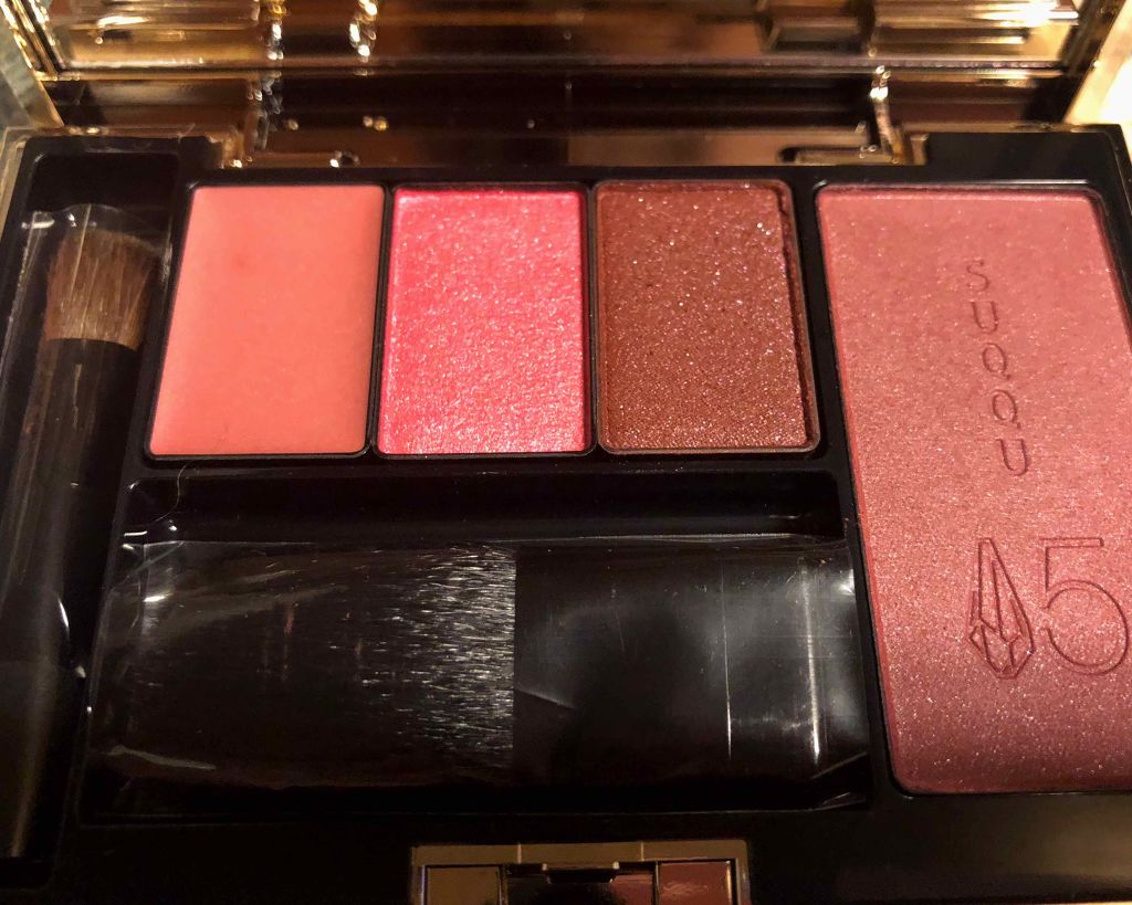 2018 15th アニバーサリー カラー コンパクト 102 幻紫紅-GENSHIBENI/SUQQU/アイシャドウパレットを使ったクチコミ（2枚目）