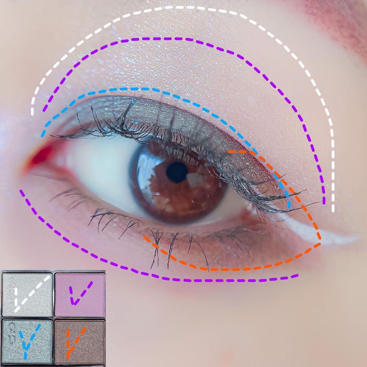 EYE OPENING LINER/UZU BY FLOWFUSHI/リキッドアイライナーを使ったクチコミ(2枚目)