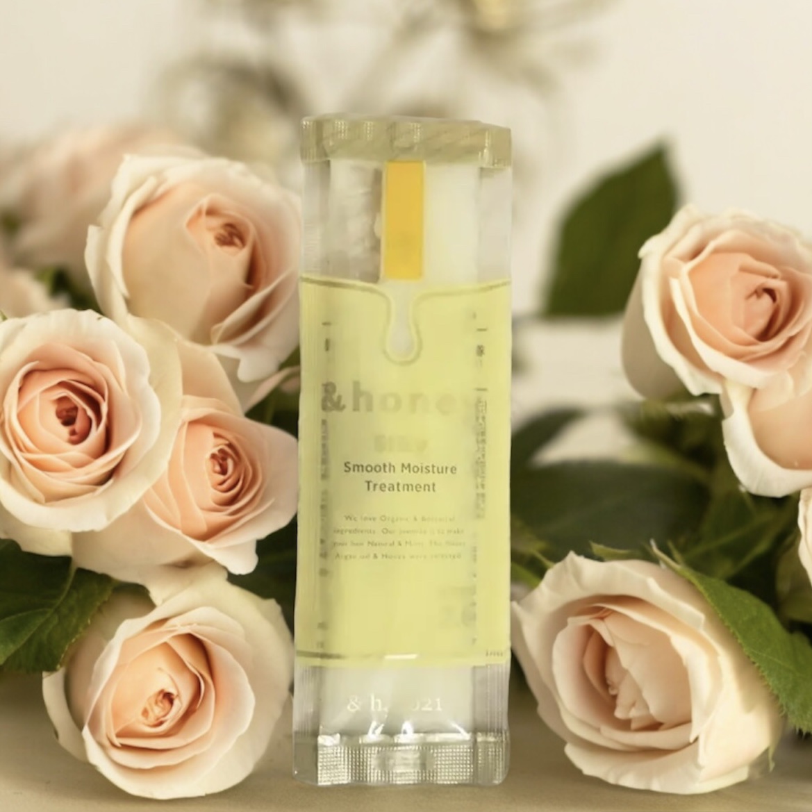 シルキー　スムースモイスチャー　シャンプー　1.0/ヘアトリートメント　2.0 お試し（シャンプー10ml＋トリートメント10g）/&honey/市販シャンプーを使ったクチコミ（1枚目）