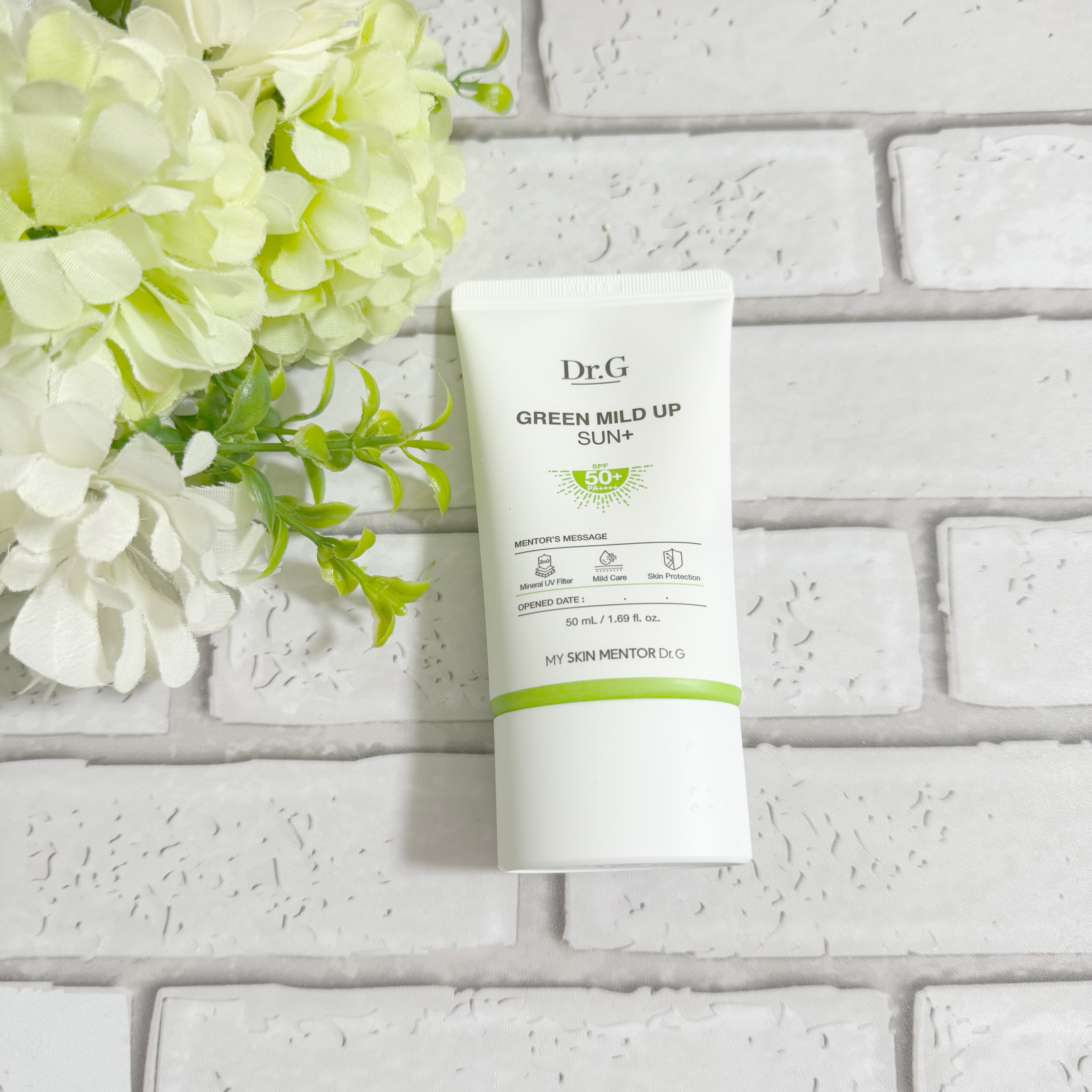 グリーンマイルドアップサンプラス/Dr.G/日焼け止めクリームを使ったクチコミ（3枚目）