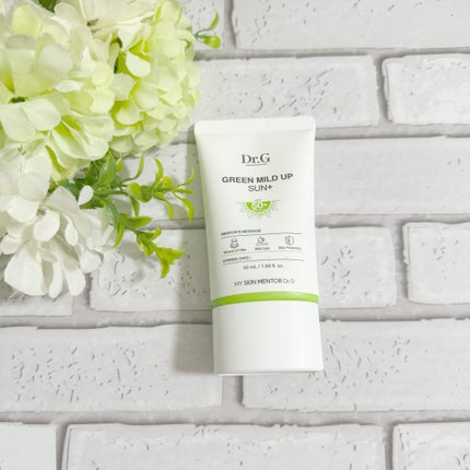 グリーンマイルドアップサンプラス/Dr.G/日焼け止めクリームを使ったクチコミ(3枚目)