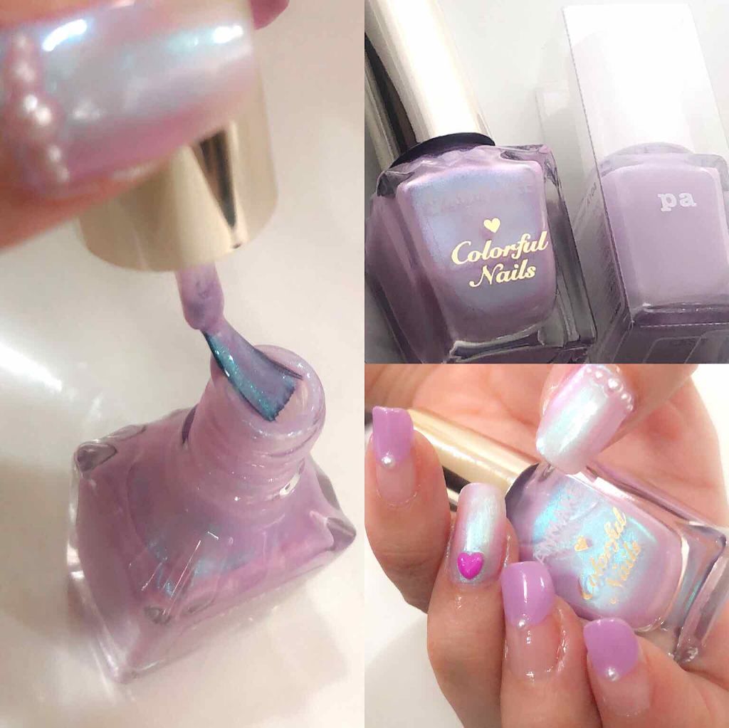 カラフルネイルズ/キャンメイク/マニキュアを使ったクチコミ(2枚目)