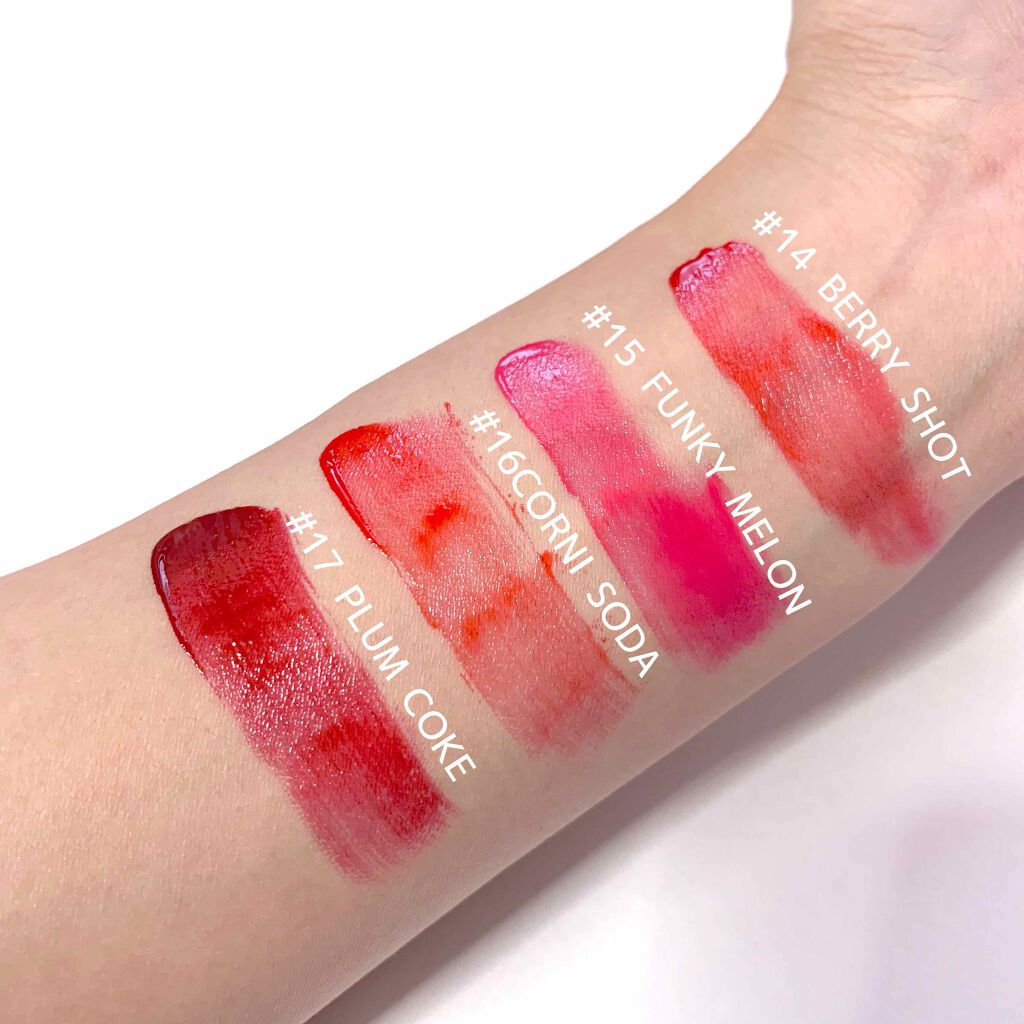 ジューシーラスティングティント/rom&nd/リップティントを使ったクチコミ(2枚目)