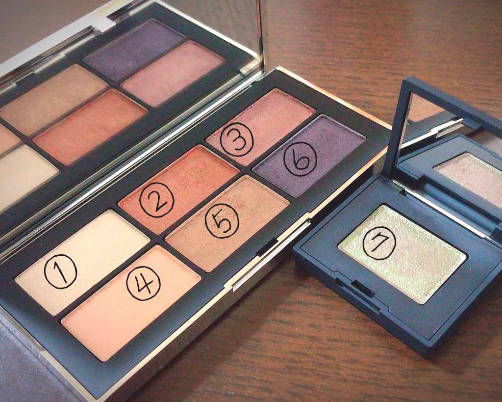 コナーティングリー アイシャドウパレット/NARS/アイシャドウパレットを使ったクチコミ（1枚目）