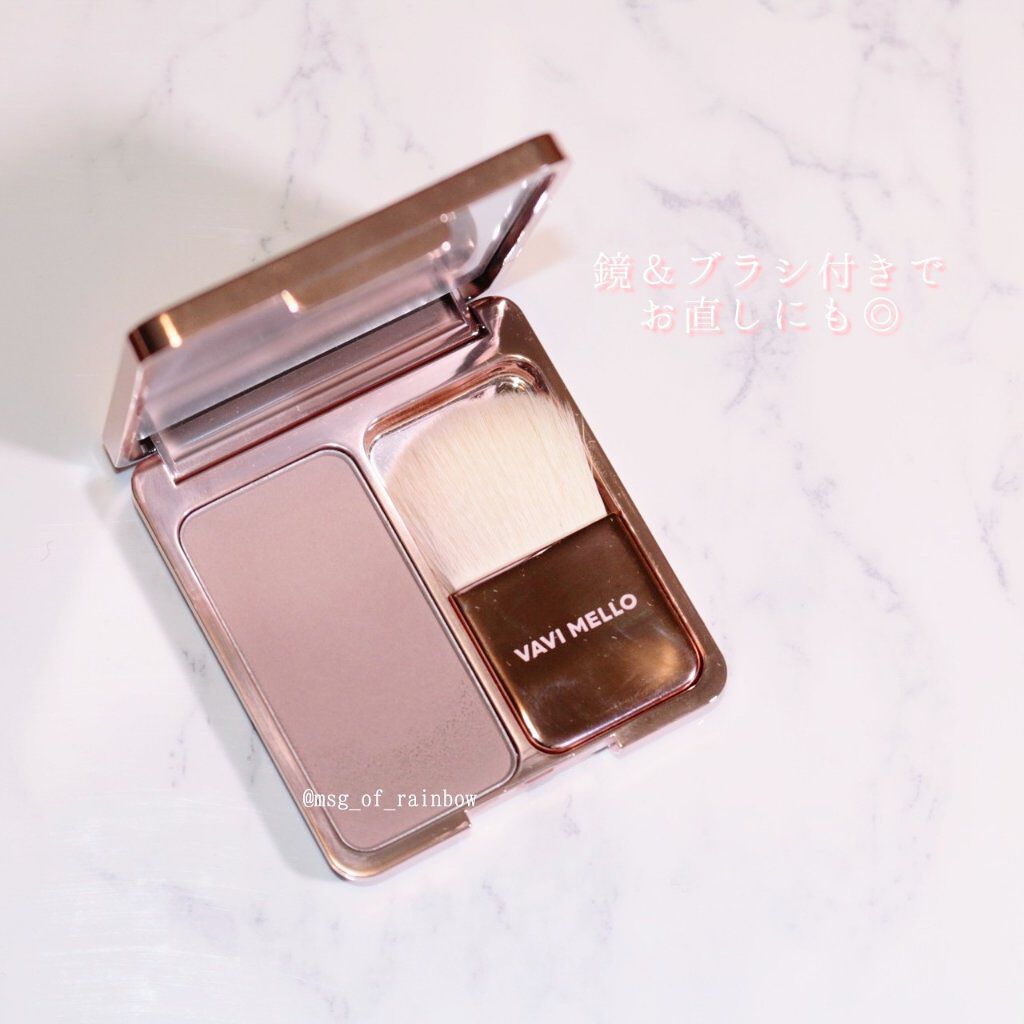 エンチャントグロウブラッシュ/VAVI MELLO/パウダーチークを使ったクチコミ（3枚目）