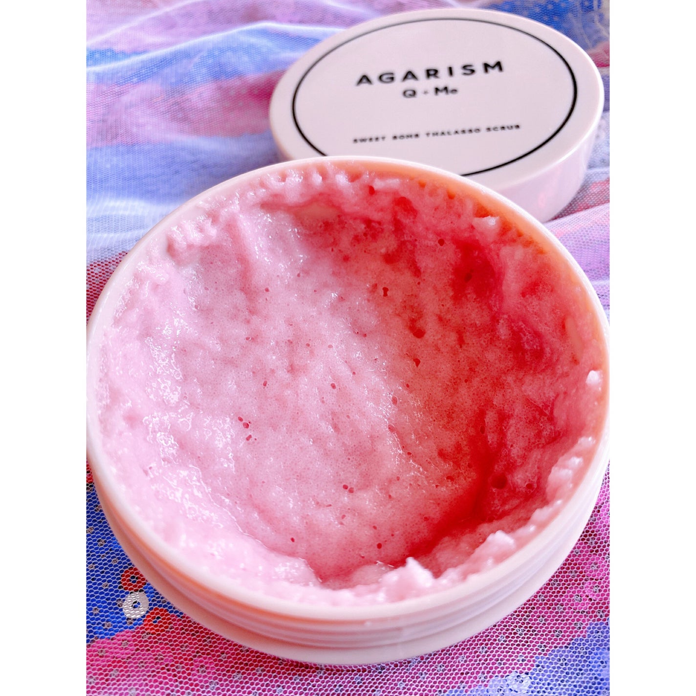 Q+Me スウィート ボム タラソ スクラブ/AGARISM/バストケア・ヒップケアを使ったクチコミ(2枚目)