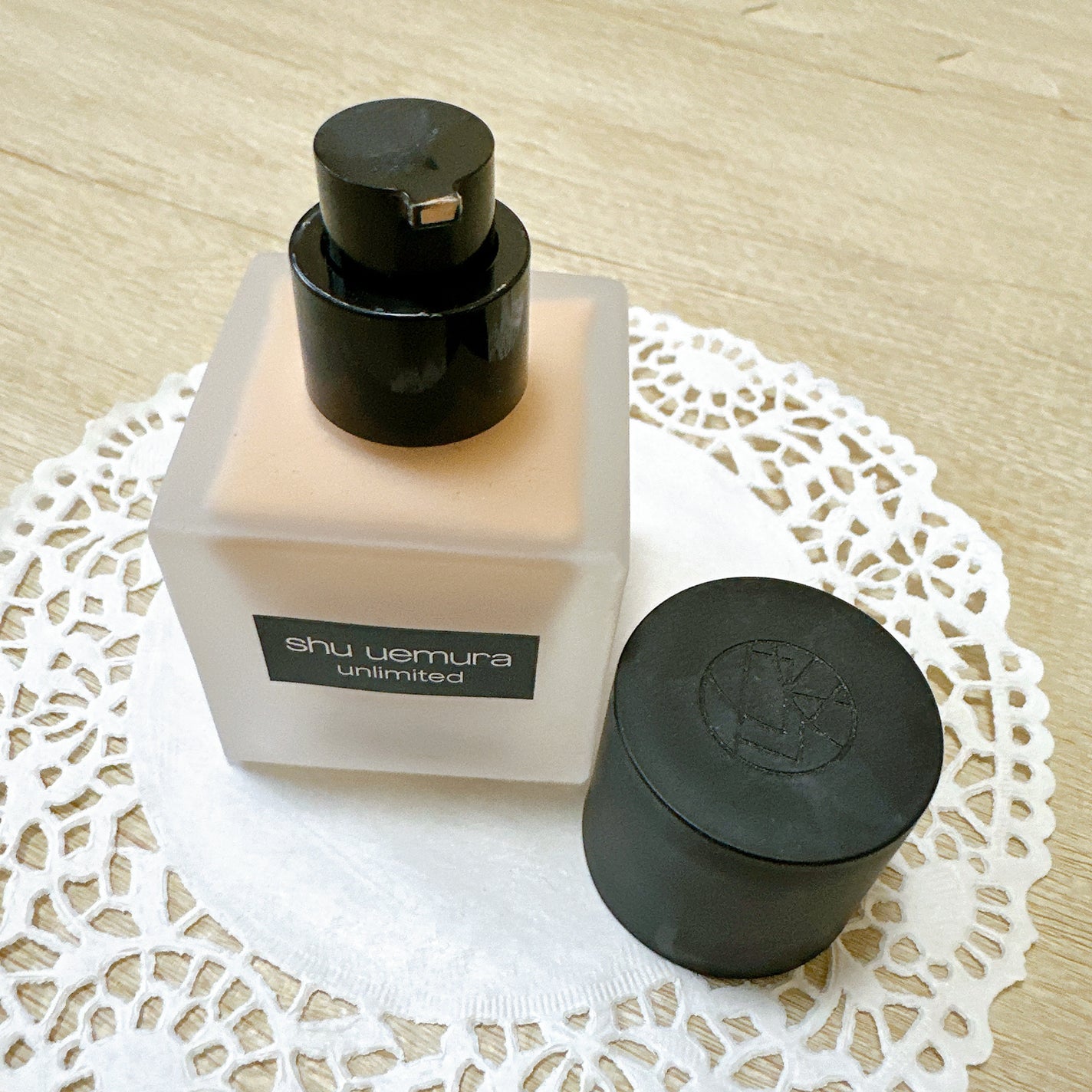 (旧)アンリミテッド ラスティング フルイド/shu uemura/リキッドファンデーションを使ったクチコミ(4枚目)