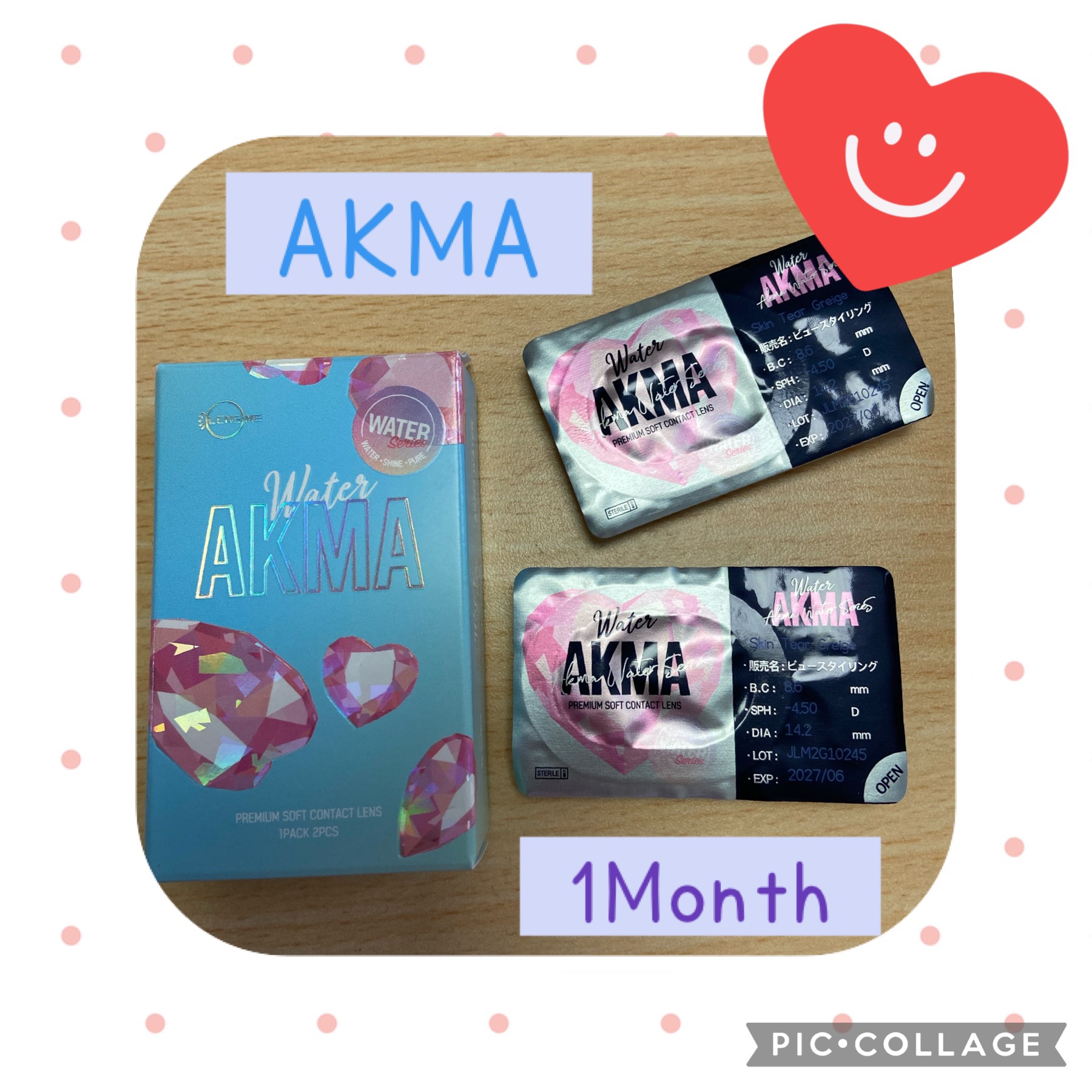 akma/AKMA by LENSME/カラーコンタクトレンズを使ったクチコミ（1枚目）