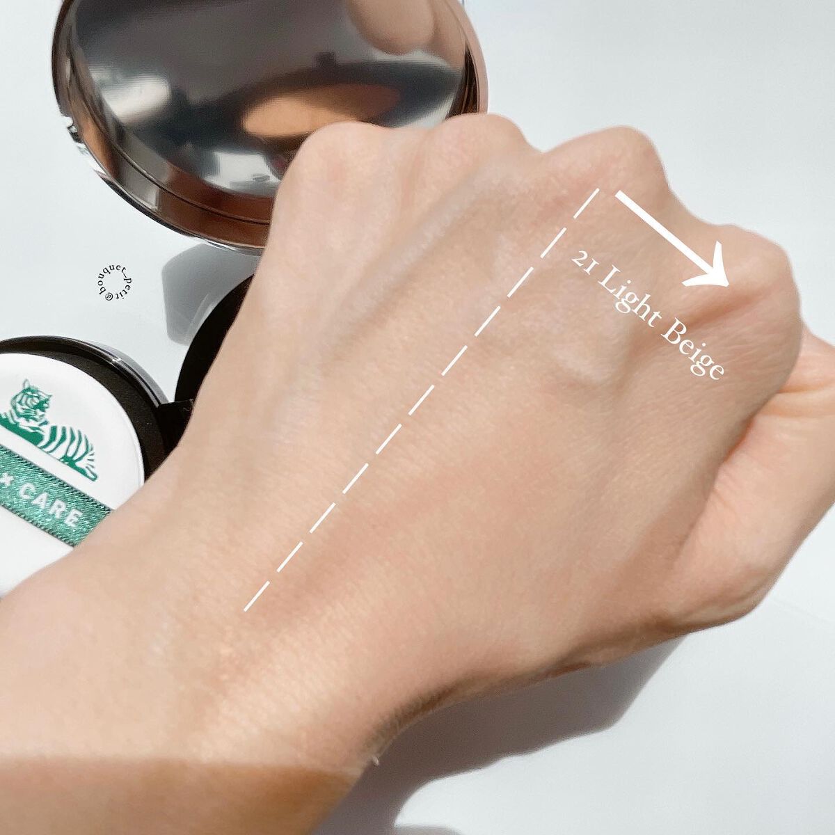 CICA エアリーフィットカバークッション/VT/クッションファンデーションを使ったクチコミ(8枚目)