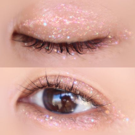 スターリット リキッドグリッター/dasique/メイクアップを使ったクチコミ(4枚目)