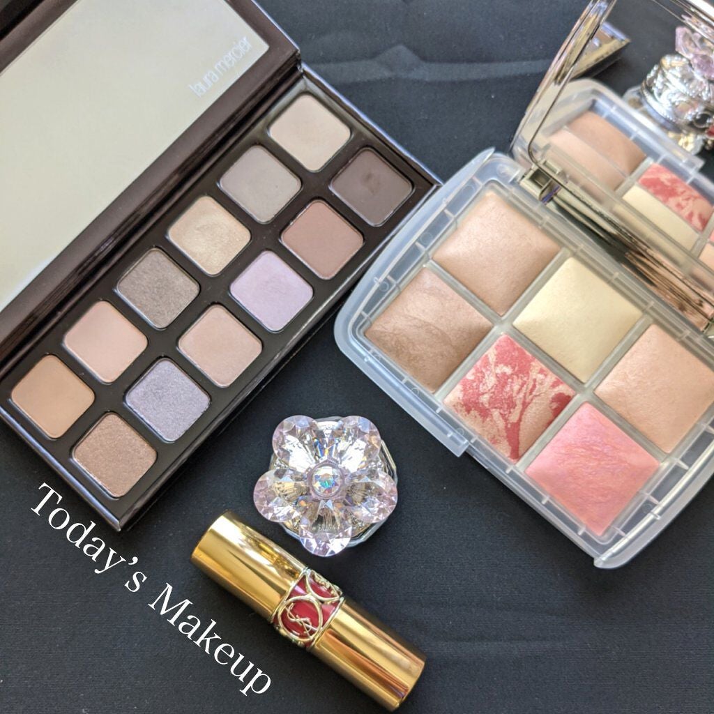 のぶみ on LIPS 「【今日のメイク|ローラメルシエのパレットを久しぶりに引っ張り出..」(1枚目)