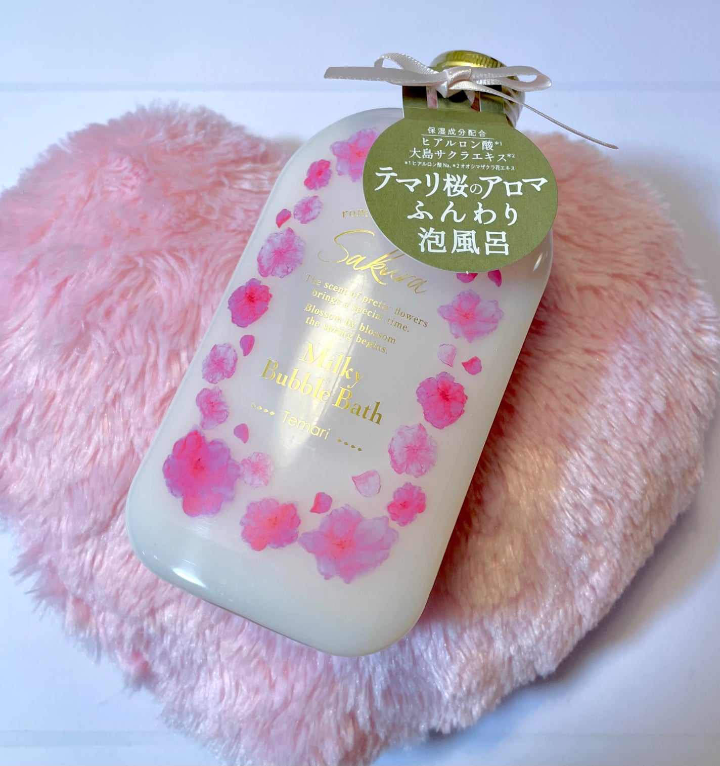 サクラ ミルキーバブルバス/romantic bloom Sakura/保湿系入浴剤を使ったクチコミ(1枚目)