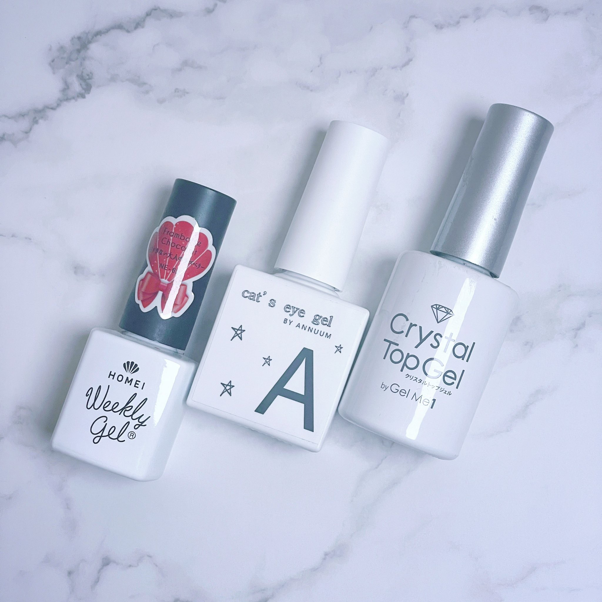 ウィークリージェル NE-62 Framboise Chocolat/HOMEI/ジェルネイルを使ったクチコミ（2枚目）