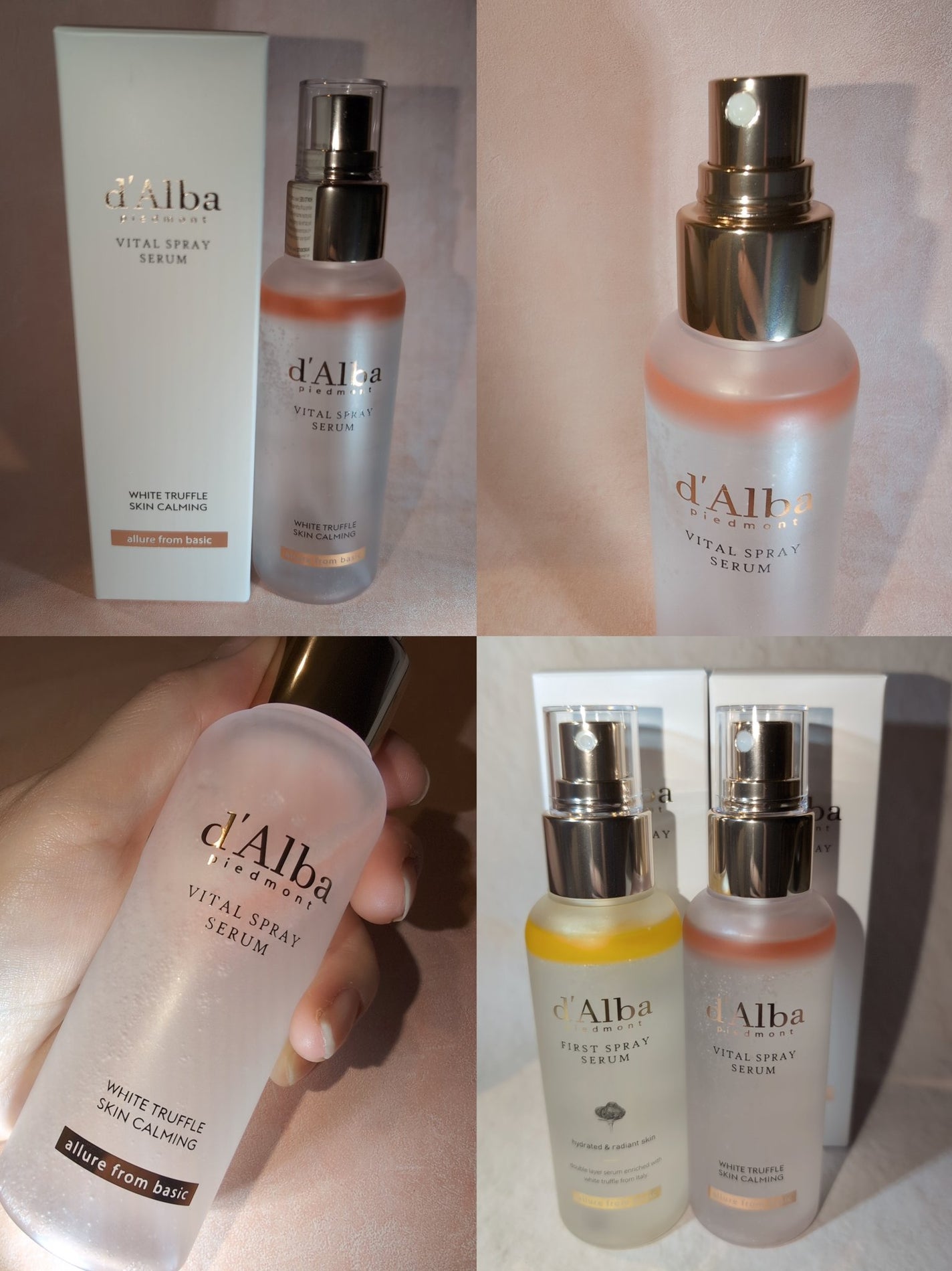 ダルバ ホワイトトリュフファーストスプレーセラム/ダルバ/ミスト状化粧水を使ったクチコミ(6枚目)