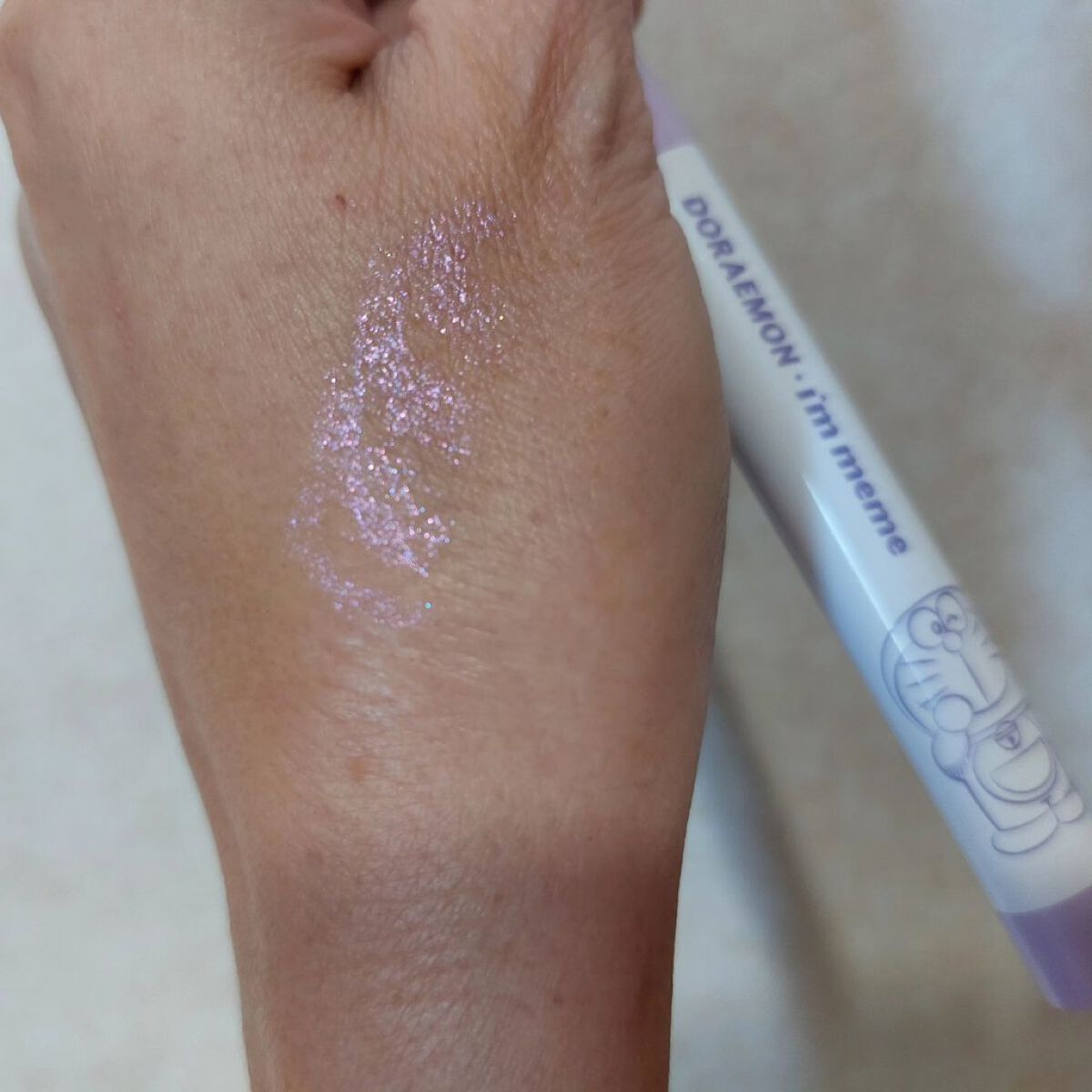 アイムスティックシャドウシマー パープルナイト(限定色)/i’m meme/スティックアイシャドウを使ったクチコミ（1枚目）