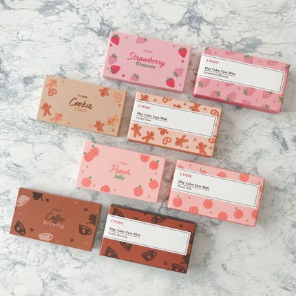 プレイカラーアイズミニ ピーチジェリー/ETUDE/アイシャドウパレットを使ったクチコミ(1枚目)