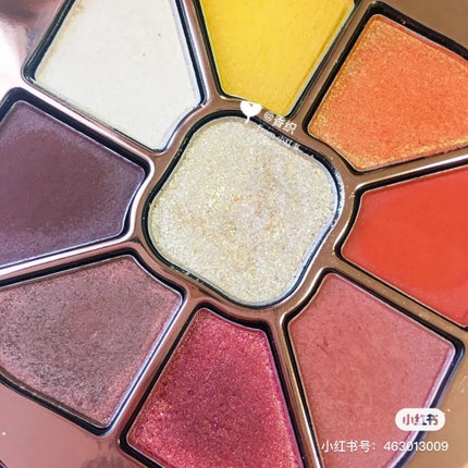 九色パールアイシャドウパレット/花西子/アイシャドウパレットを使ったクチコミ(3枚目)