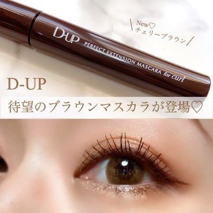 パーフェクトエクステンション マスカラ for カール/D-UP/マスカラを使ったクチコミ(1枚目)