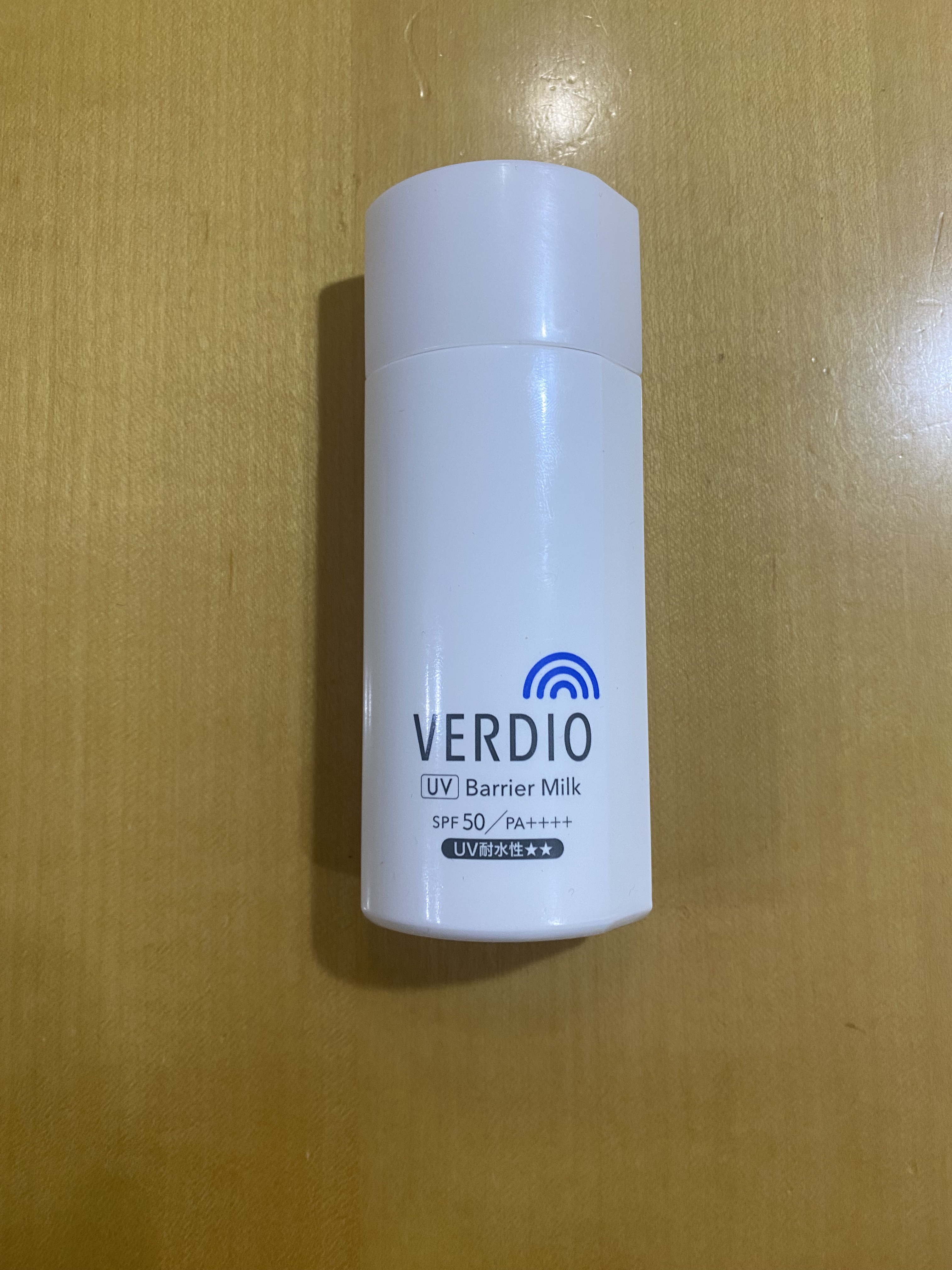 ベルディオ　UV バリアミルク/メンターム/日焼け止めミルクを使ったクチコミ（1枚目）