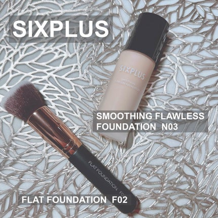 SIXPLUS スムージング フローレス リキッドファンデーション/SIXPLUS/リキッドファンデーションを使ったクチコミ(1枚目)