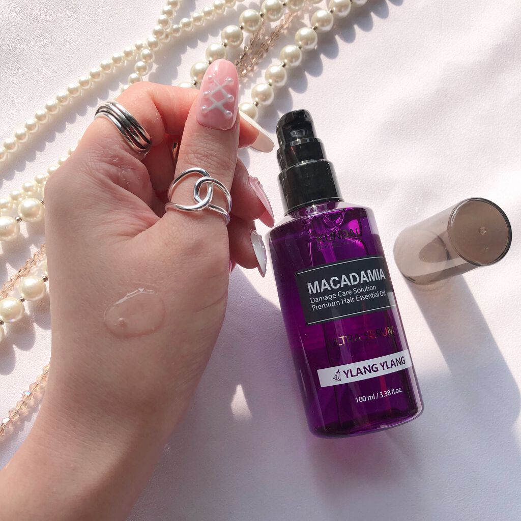 マカダミア ウルトラヘアセラム /KUNDAL/ヘアオイルを使ったクチコミ(4枚目)