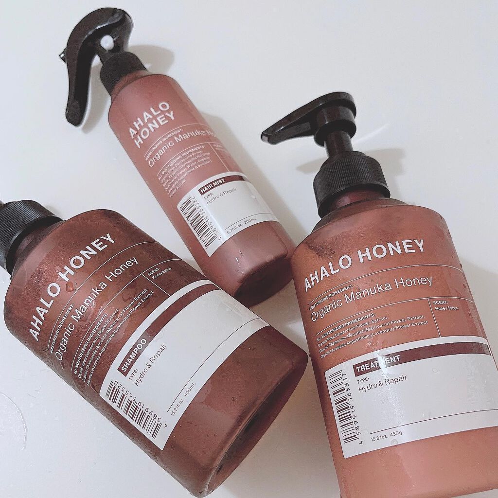 ハイドロ&リペア ジェントル ヘアミスト/AHALO HONEY/プレスタイリング・寝ぐせ直しを使ったクチコミ(1枚目)