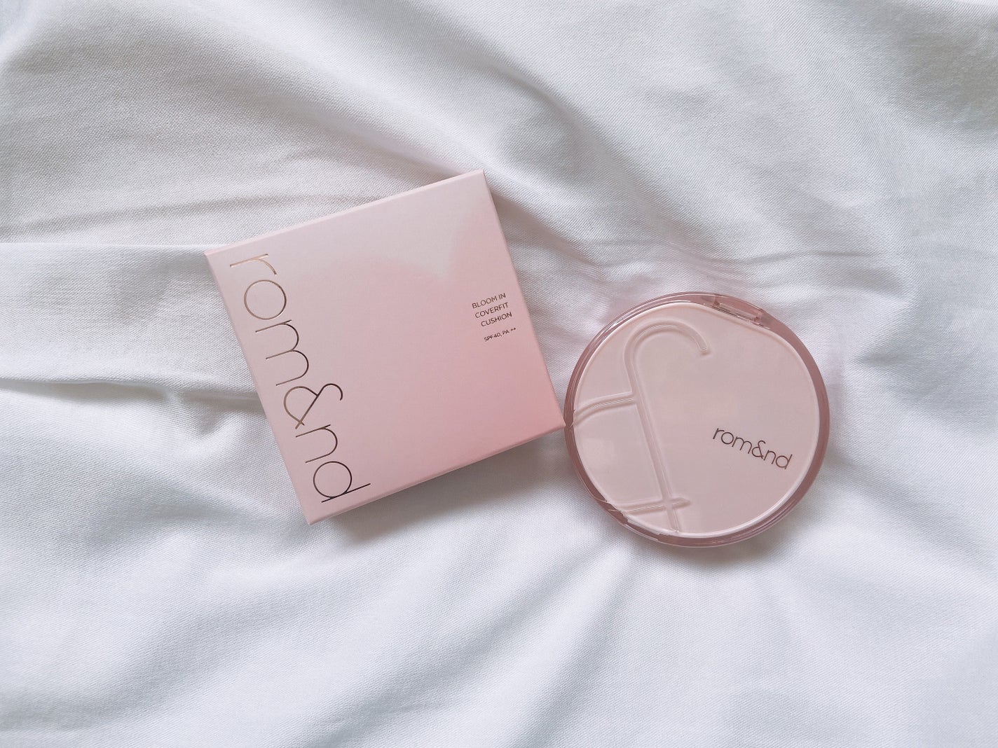 ブルームインカバーフィットクッション/rom&nd/クッションファンデーションを使ったクチコミ(1枚目)
