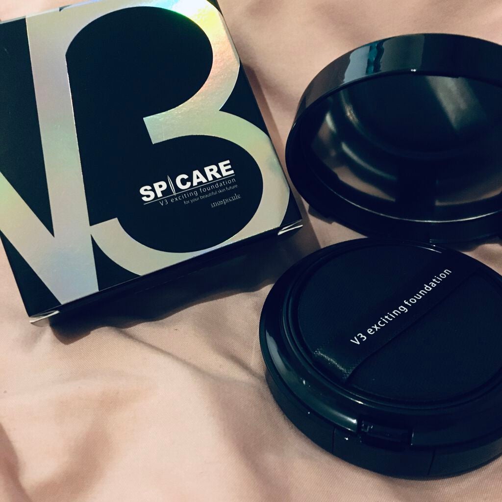 V3 エキサイティングファンデーション/SPICARE/クッションファンデーションを使ったクチコミ(1枚目)