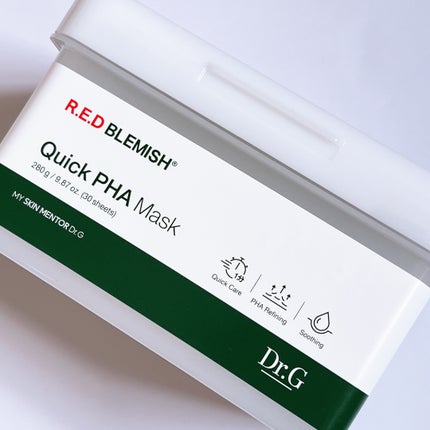 レッドブレミッシュクイックPHAシートマスク/Dr.G/シートマスク・パックを使ったクチコミ(5枚目)