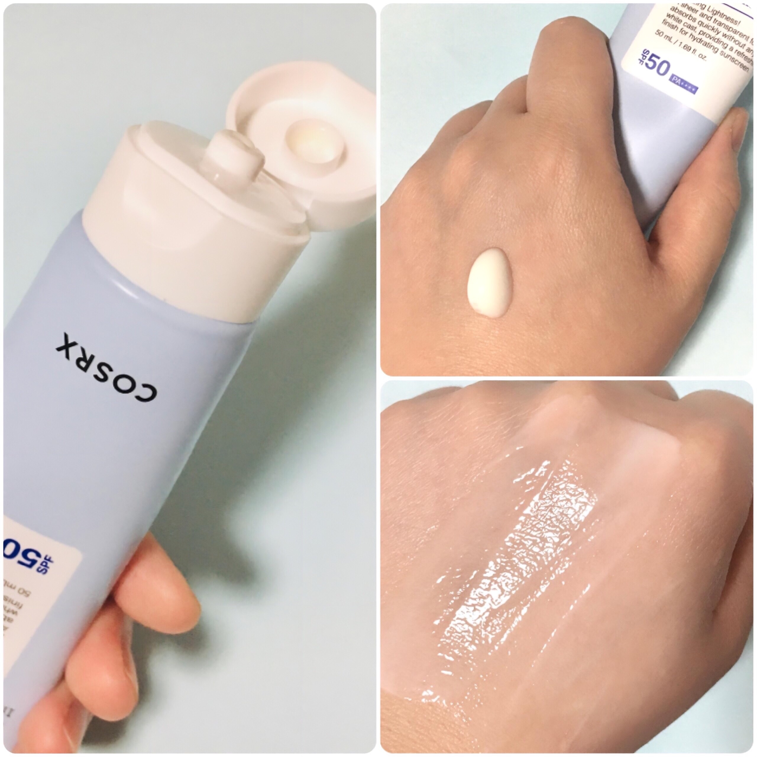 ウルトラライト透明UVクリーム/COSRX/日焼け止めクリームを使ったクチコミ（2枚目）