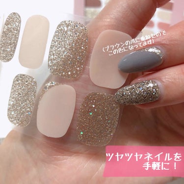 GELATO FACTORY パーフェクトフィット ジェルネイルシールのクチコミ「GELATOFACTORY [ Perfect fit gel nail seal ]

簡単.....」（2枚目）