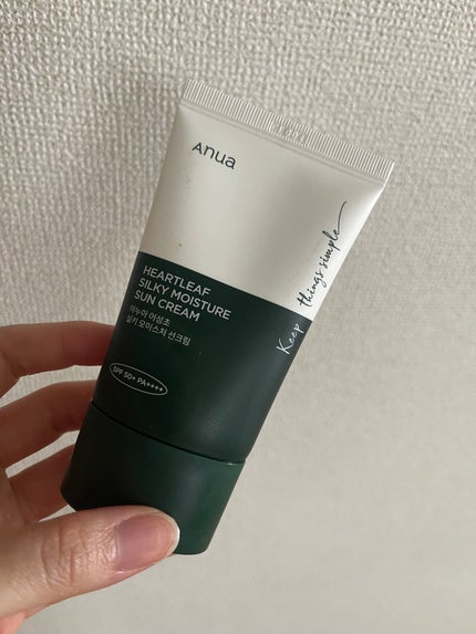 ドクダミ シルキー モイスチャー サンクリーム/Anua/日焼け止めクリームを使ったクチコミ(1枚目)