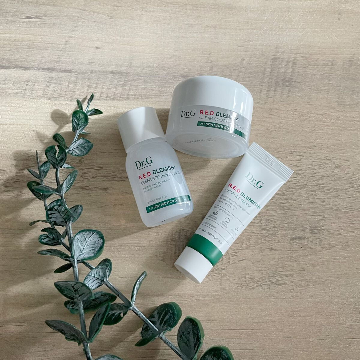 トライアルキット トナー&クリアクリーム&シカSクリーム/Dr.G/スキンケアキットを使ったクチコミ(2枚目)