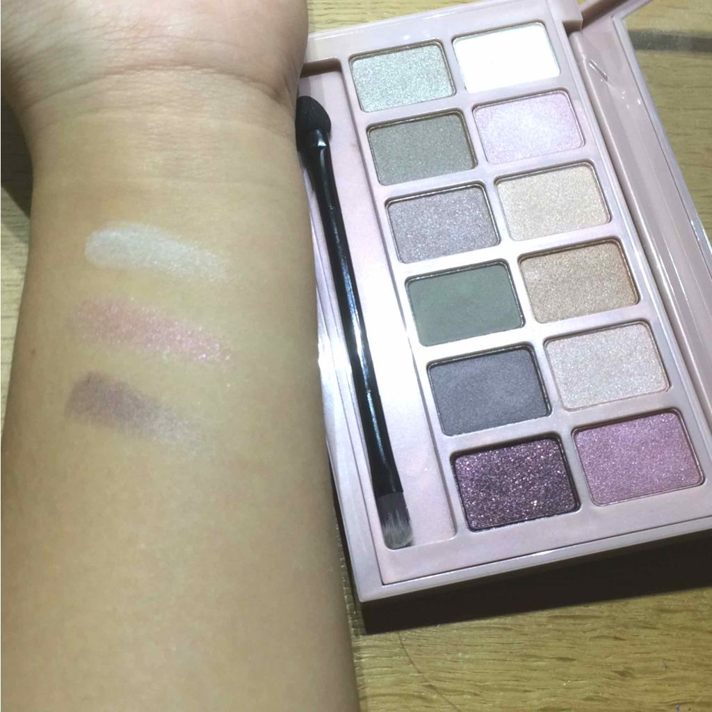 ヌードパレット ブラッシュド/MAYBELLINE NEW YORK/アイシャドウパレットを使ったクチコミ（2枚目）