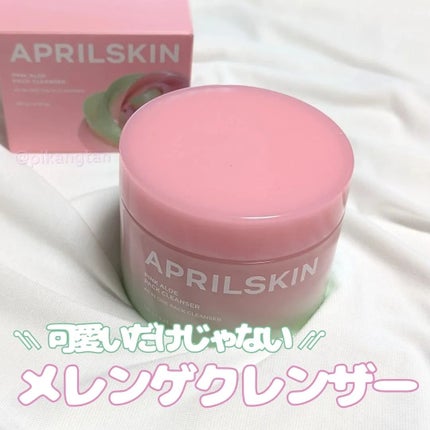 ピンクアロエメレンゲクレンザー/APRILSKIN/その他洗顔料を使ったクチコミ(1枚目)